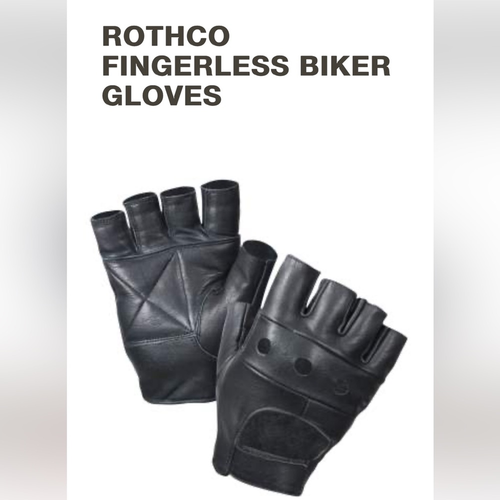 ROTHCO FINGERLESS BIKER GLOVES (3498)